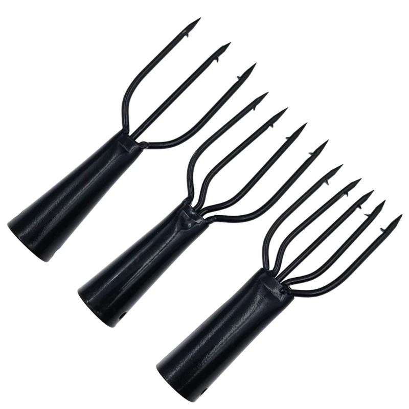 

448D Fishing Forks Spring Steel Fishing Barbed Prong Fishing Gaffs Fishing Harpoons