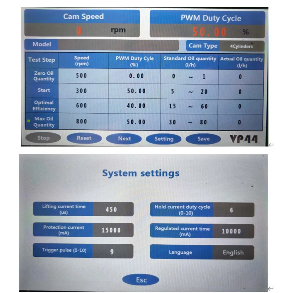 VP44 Тестер дизельного инжектора Электронный симулятор испытаний насоса E 1024150 Для