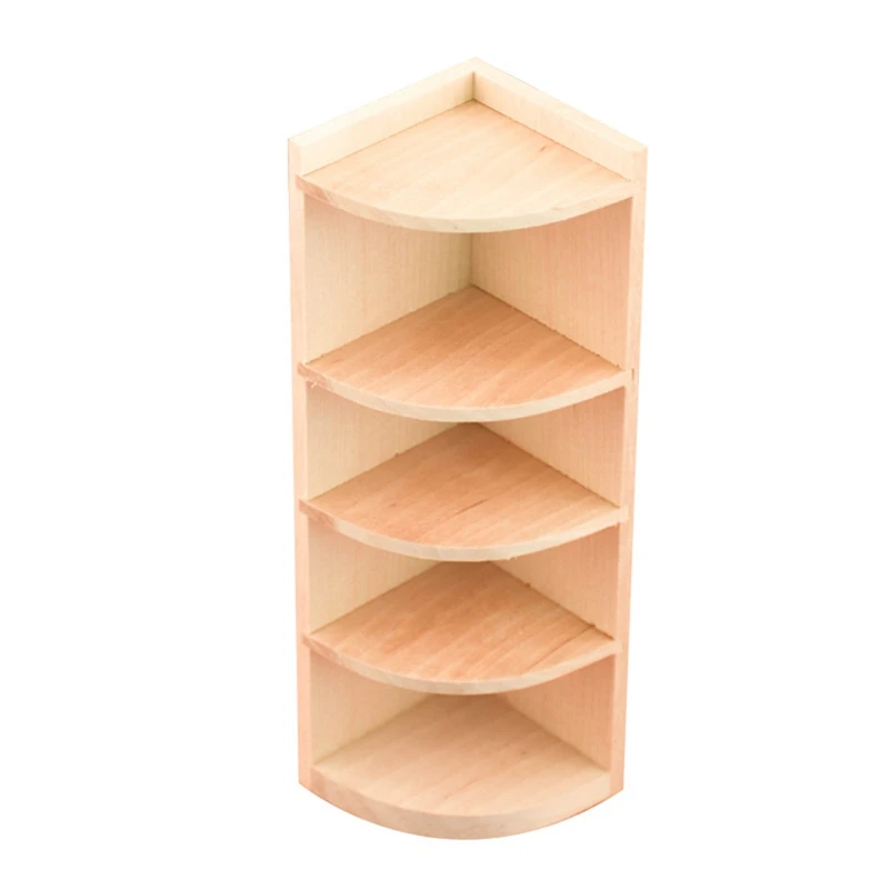 

1/12 Dollhouse Miniature Mini Simulated Wooden Cabinet Multi Layer Lockers Furniture Model Decor Mini Cabinet