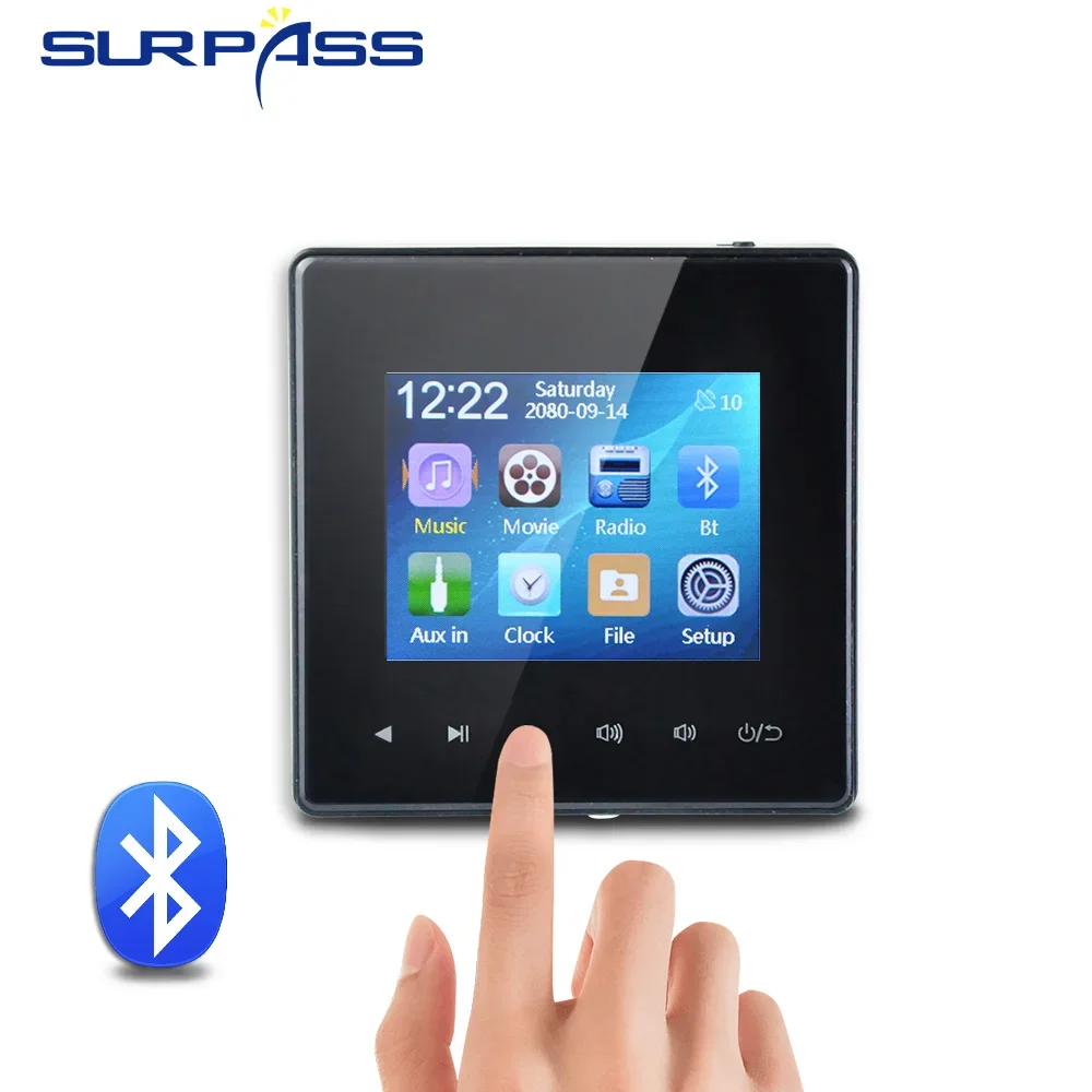 Домашняя фоновая музыкальная система мини-настенный усилитель Bluetooth-совместимый