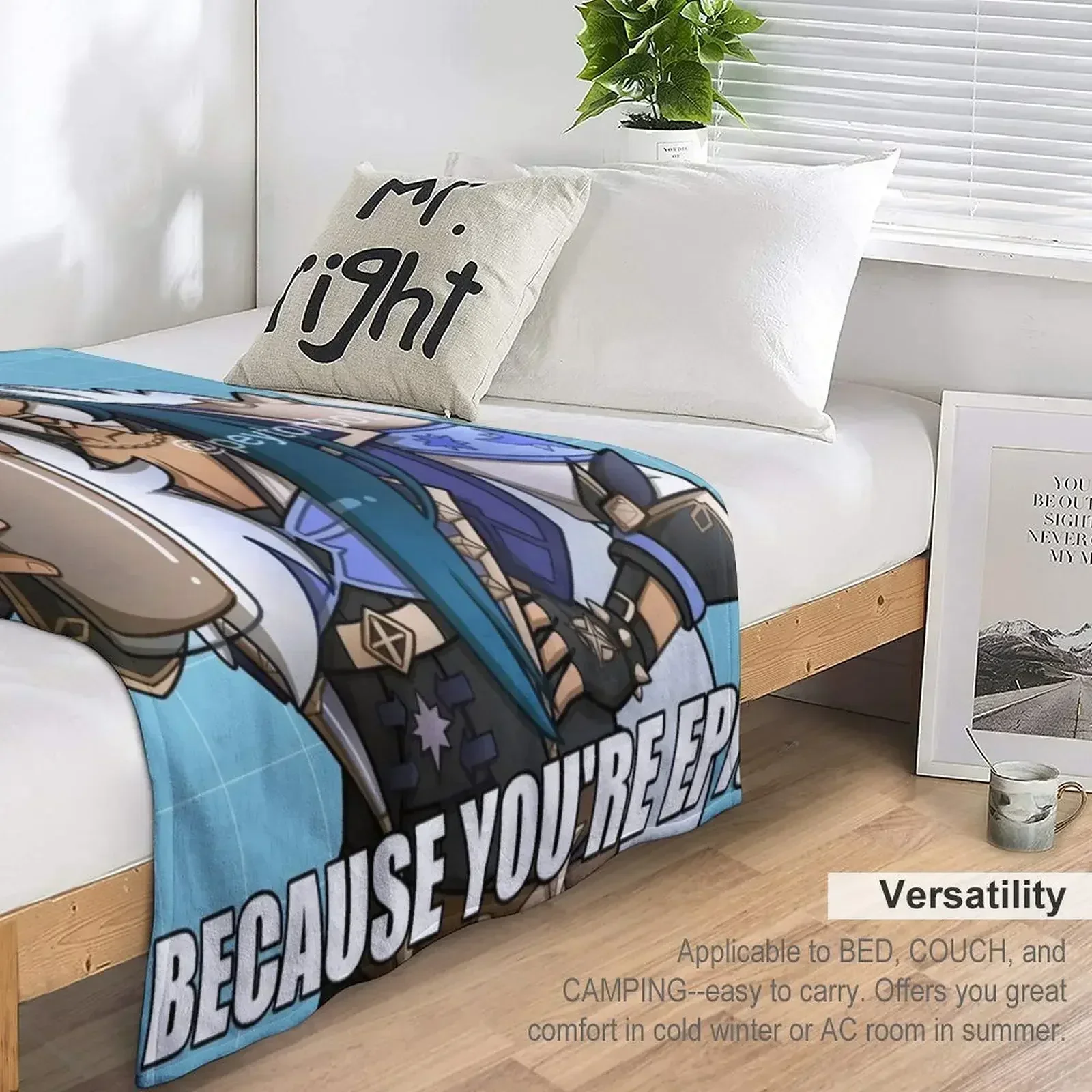 Новое одеяло Kaeya Gives You Choccy Milk теплое зимнее в стиле аниме