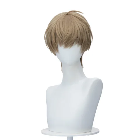 Yeon Skylar Baek Cirrus Парик Аниме Lost In The Cloud DokiDoki Мужская пара 32 см Короткие волосы Косплей Бесплатная шапочка для парика