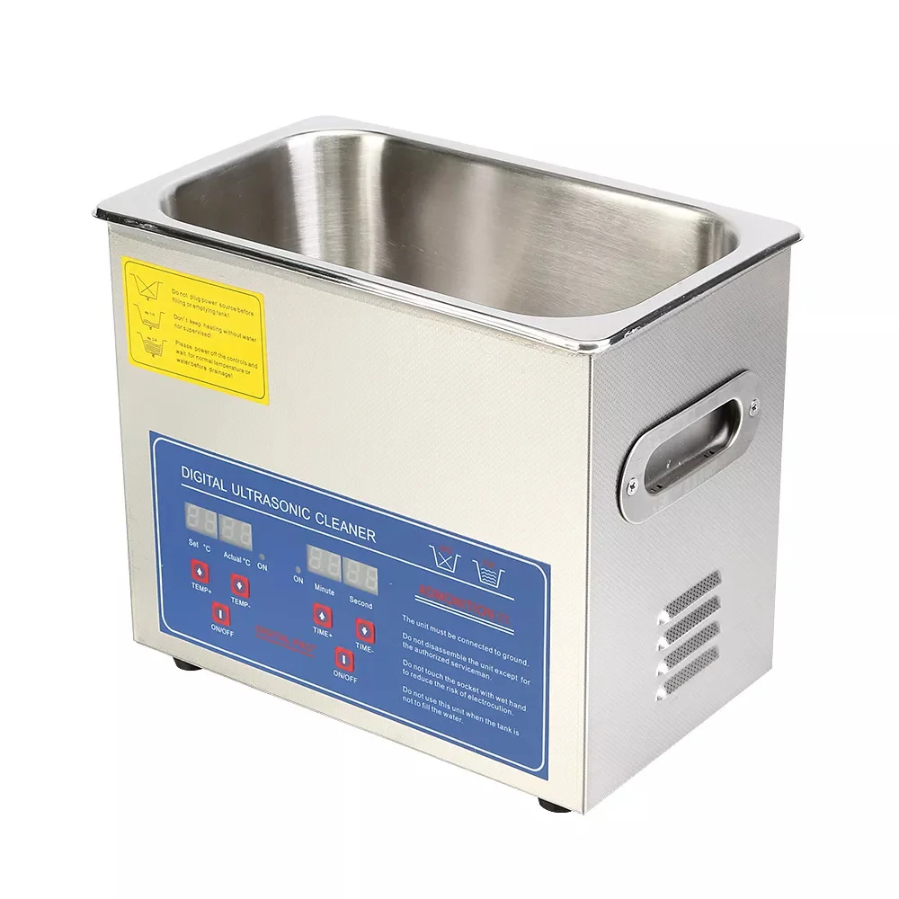 

3L Ultrasonic Cleaner 120W With Heater Timer Degas 40khz Wash Jewelry Ring Oil Rust Removal Surgical Clinic Tool