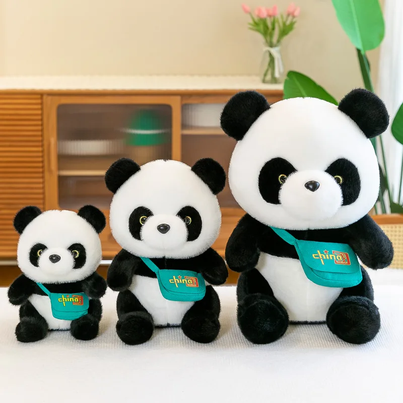 

New Chinese Panda Doll, Plush Toy Backpack, Red Panda Doll, Children's Gifts, Travel Souvenirs