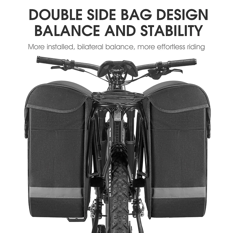 WEST BIKING 33L большая велосипедные сумки на багажник сумка для велоспорта