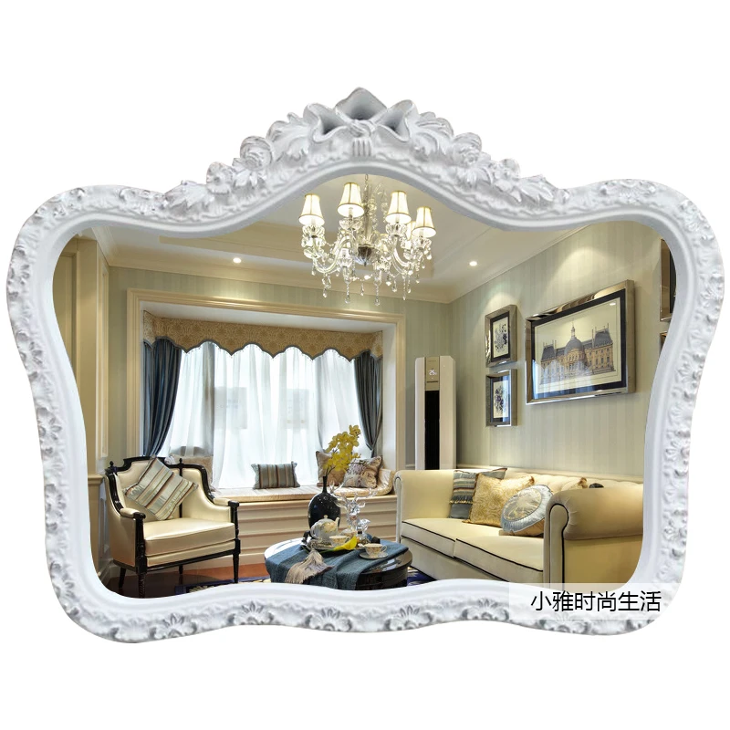 Luxury Large Decorative Mirror Quality Makeup Glass Cosmetic Vintage Big Decorative Mirror Full Body Miroir Chambre Home Decor images - 6
