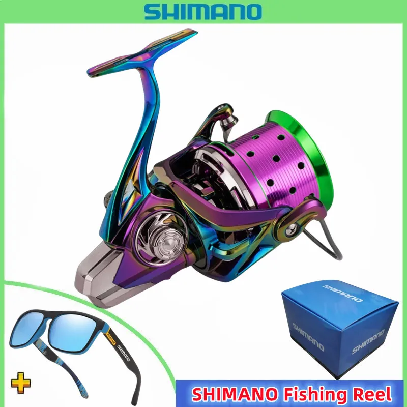 

New SHIMANO All Metal Anti Seawater - Long throw Spinning Wheel, Fish Line