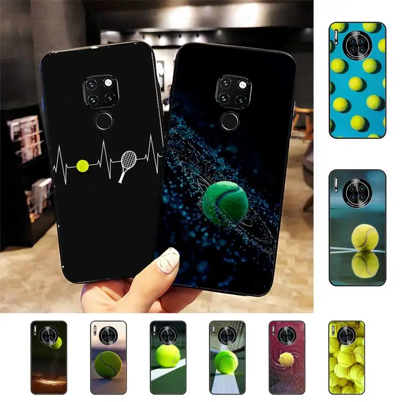

Tennis Ball Phone Case for Huawei Mate 20 10 9 40 30 lite pro X Nova 2 3i 7se
