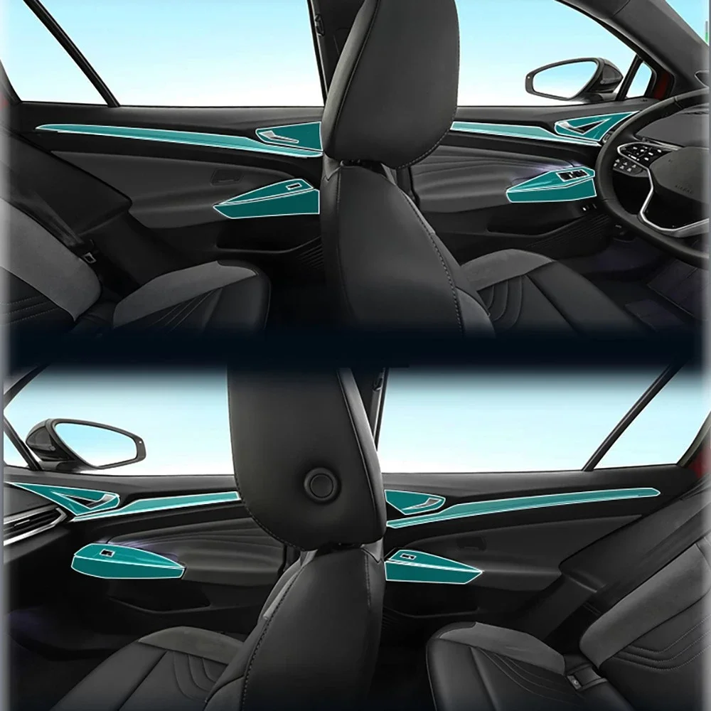 Наклейка на покрытие салона автомобиля для VW Volkswagen ID.4 ID4 CROZZ GTX X PRO отделка яркая