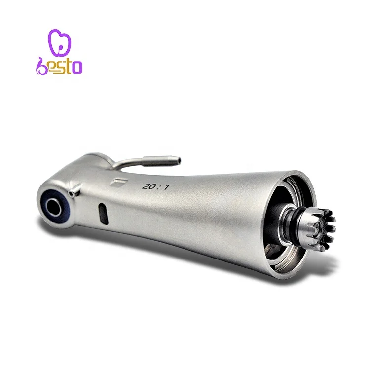 BESTO d ental 20:1 Волоконно-оптический im plant Contra Angle из нержавеющей стали plantology