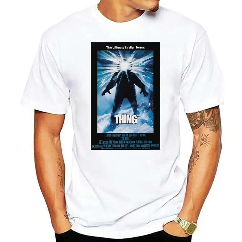 

The Thing 1982 Retro Movie Poster Unisex T Shirt Custom Graphic Tees Tee Shirt