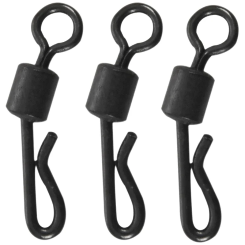 

Матовая черная быстросменная установка, вертлюги, рыболовные терминалы для карпа, снасти для ловли карпа, рыболовные аксессуары 1,7 см/дюйма