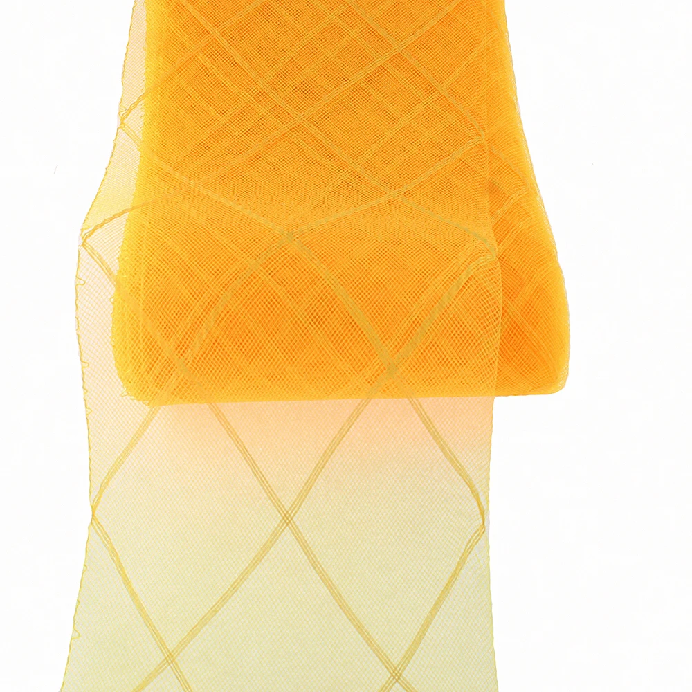 Хлопковая кринолиновая коса 6,3 дюйма (16,0 см), оплетка с бриллиантами, сетчатая ткань, 90 ярдов/Лот