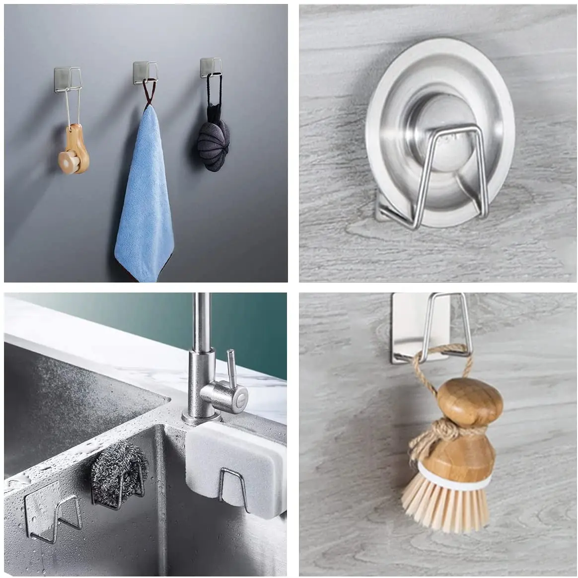 

4 шт., водостойкая быстросохнущая подставка для кухонной раковины