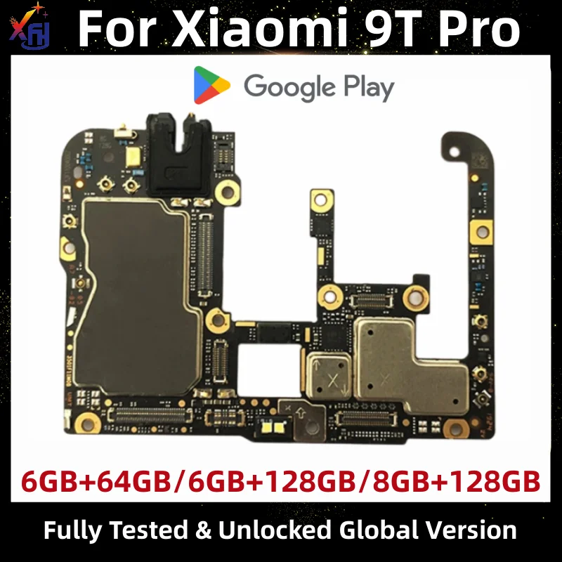 Original Unlocked Main Circuits Board Mainboard For Xiaomi Mi 9T Pro Motherboard With Google Playstore Installed Global Version
