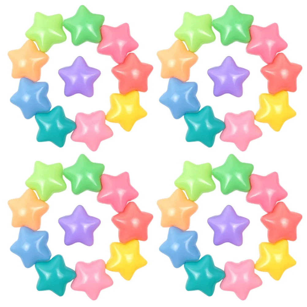 

200PCS Star Shape Pits Balls Kids Pits Balls Interesting Pits Balls Ocean Balls Amusement