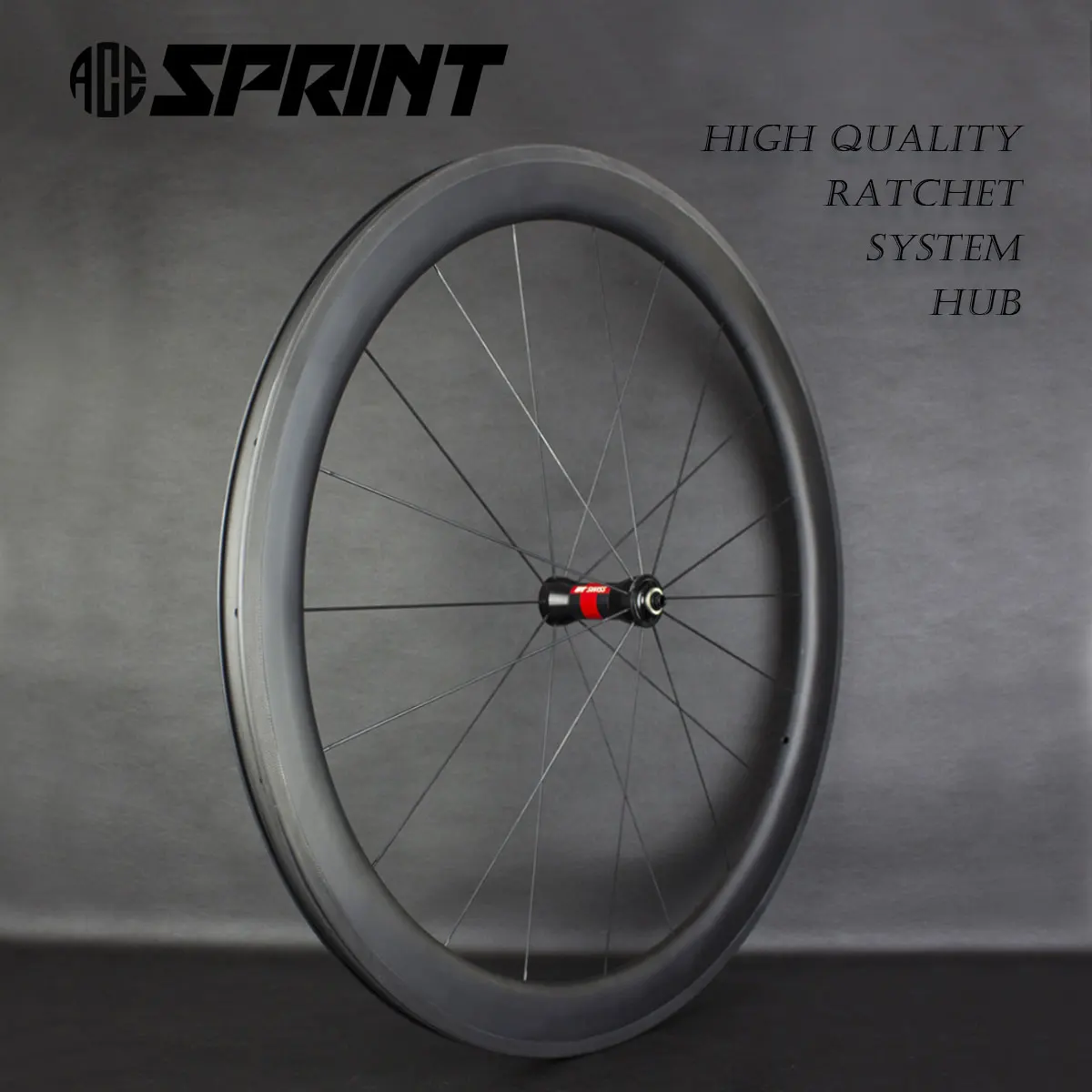 Высокопроизводительные рандовые карбоновые колеса ACESPRINT прямые тянущиеся спицы