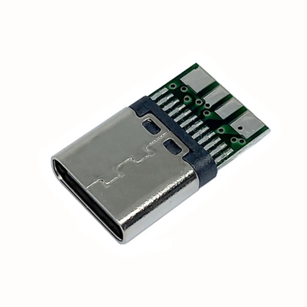 

10pcs USB 3.1 Type-C Micro 24PIN Socket Board Welding Wire Female Header Splint Four-core Fast Charging PD Interface Connector