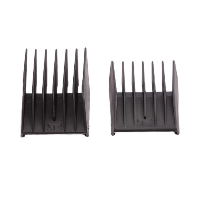 

4pcs 3mm 6mm 9mm 12mm Barber Shop Styling Guide Comb Set Hair Trimmer Attachment Hairdresser Clipper Cutting Limit Combs