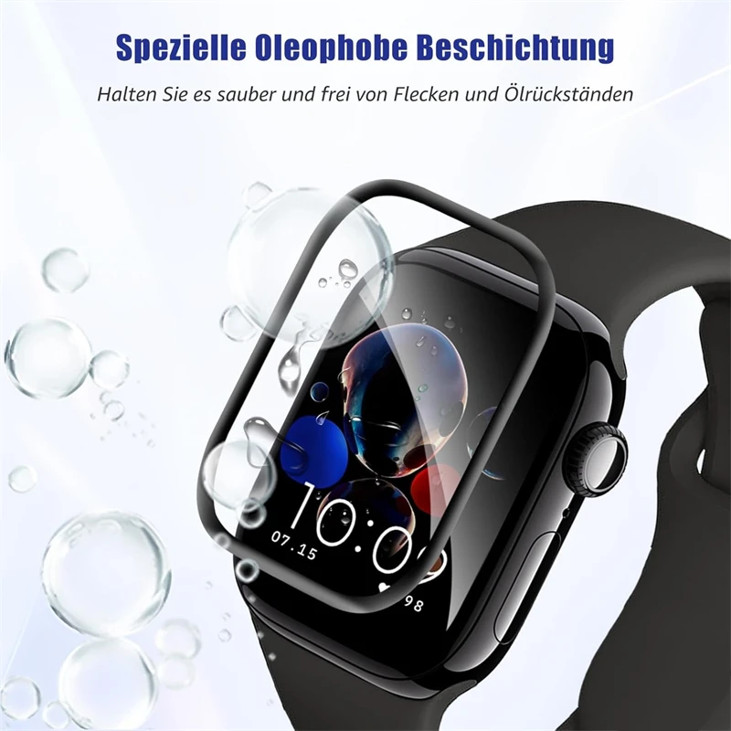 Фото Защитная пленка для Apple Watch 44 мм, 45 мм, 46 мм, 40 мм, 41 мм, 49 мм, 42, 38 мм, изогнутые защитные пленки для экрана iwatch series 8, 7 SE, 9, Ultra, 11, 10 №4