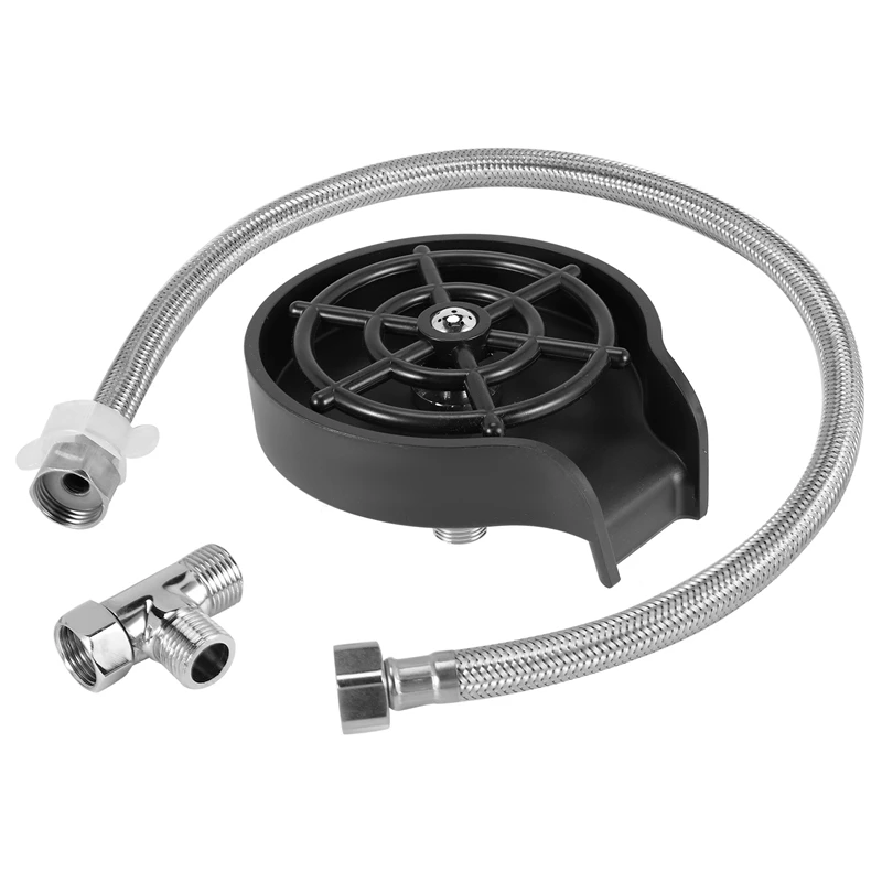

Glass Rinser For Kitchen Sinks, Automatic Cup Washer For Sink, Fast Cleaning Faucet Bar Glass Rinser, Kitchen Sink Sets