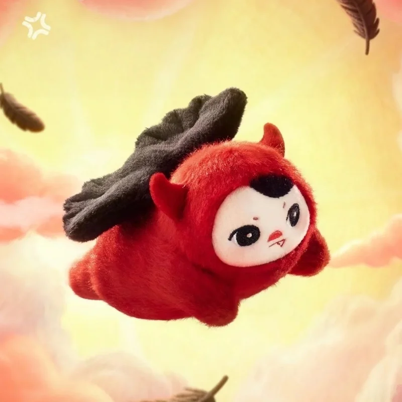 Фото Оригинальная шапочка Pop Mart Pucky Beanie Babies Flying Series слепая коробка Модные игрушки Mystery Box Guess Bag Фигурка Милый подарок на день рождения №3