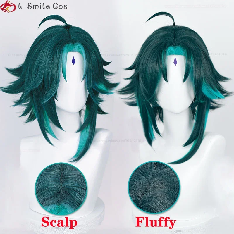 Высокое качество игры Kamisato Ayato Kuki Shinobu Shikanoin Heizou Xiao Shenhe Eula Yae Miko Yelan Diluc косплей парик