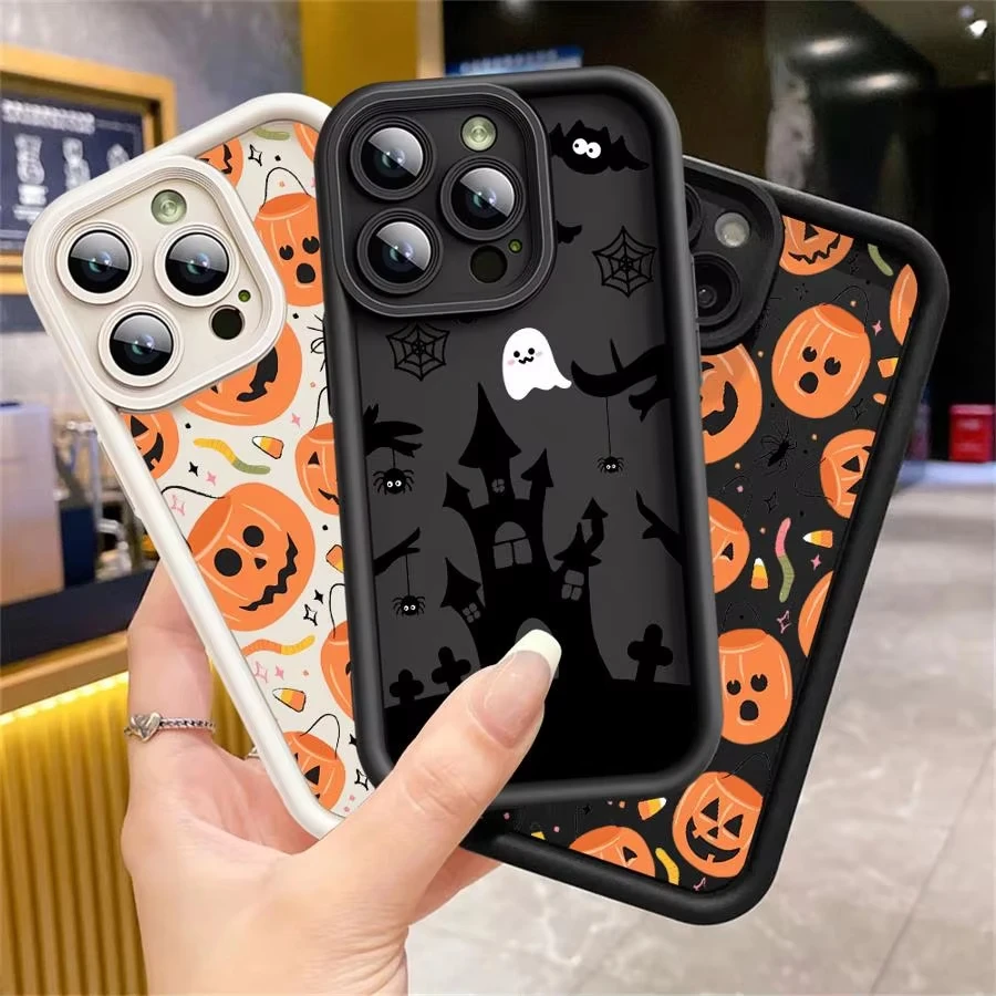 Фото Чехол на Хэллоуин для Samsung Galaxy A53 A50 A50S A36 5G A35 A34 A33 A32 A30 A26 A24 A23 A22 A20 A16 A15 A14 A13 A12 4G A06 Cover №5