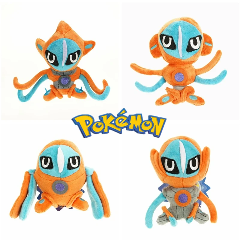 

New Pokemon Deoxys Plush Doll Children's Toys Japanese Cartoon Anime Surrounding Birthday Gift Pillow For Friends Kawaii