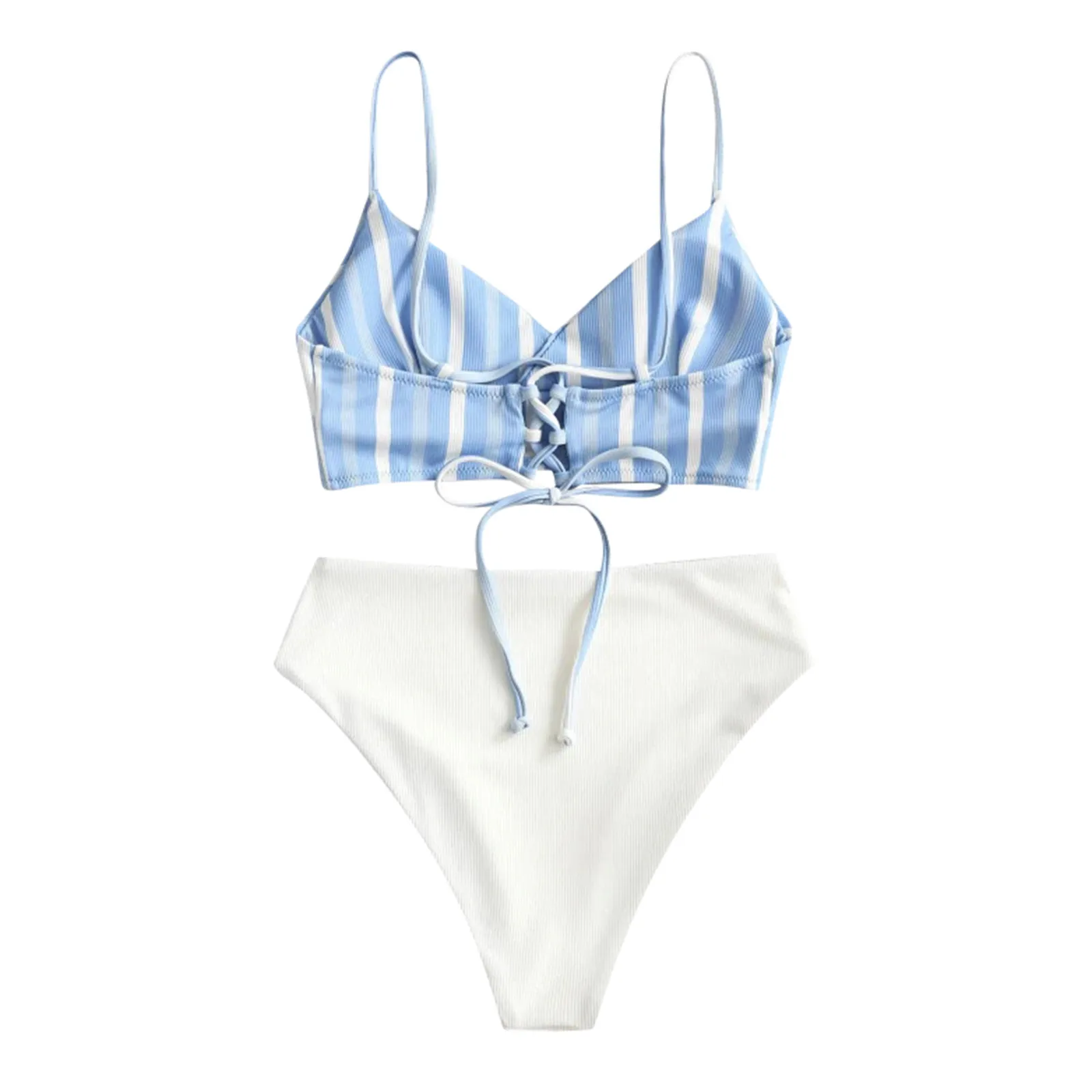 

Bikini Piece Women Patchwork Split Swimsuit Size Print Two Beachwear Sets Plus Swimwears Tankinis women's beach swimming trunks