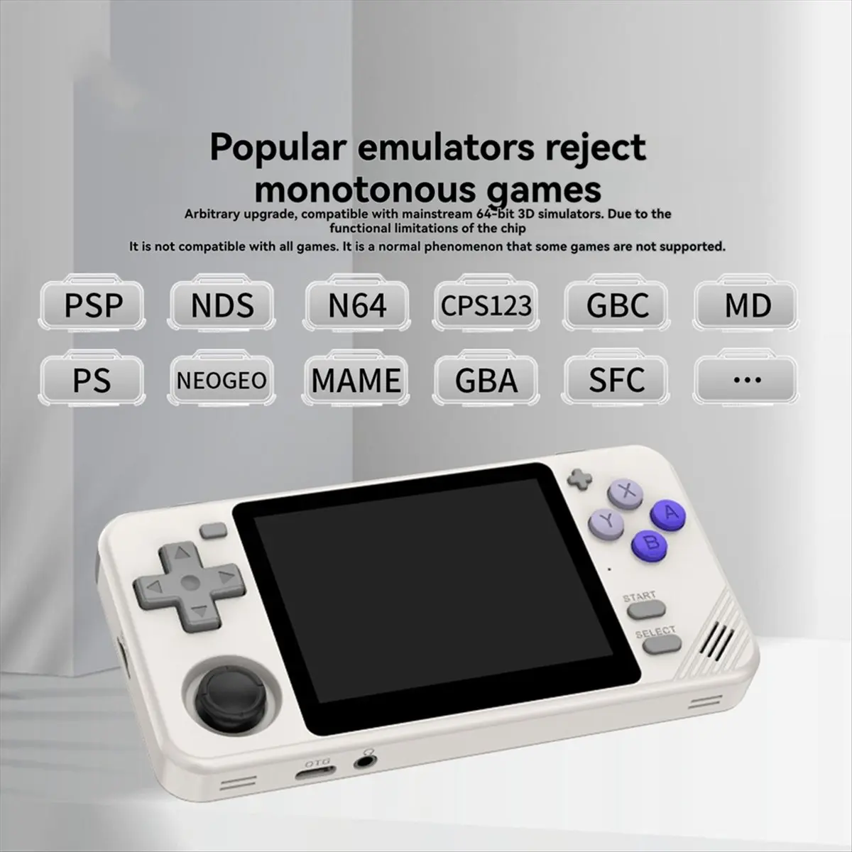 Фото Портативная игровая консоль RGB10X в стиле ретро, 3,5-дюймовый IPS-экран, игровая консоль Arkos, поддерживает несколько эмуляторов, геймпад A №3