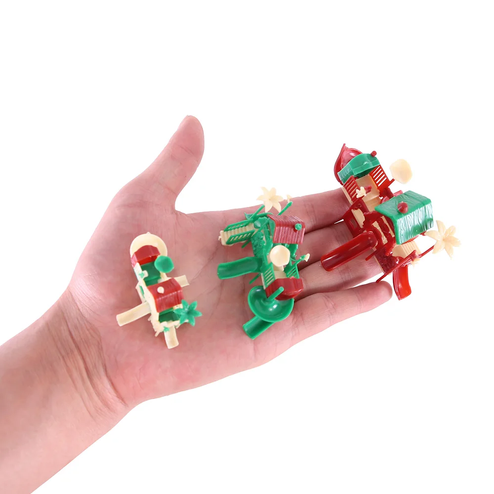 Масштаб 1/150-75 Миниатюрная модель горки для парка детская площадка материалы