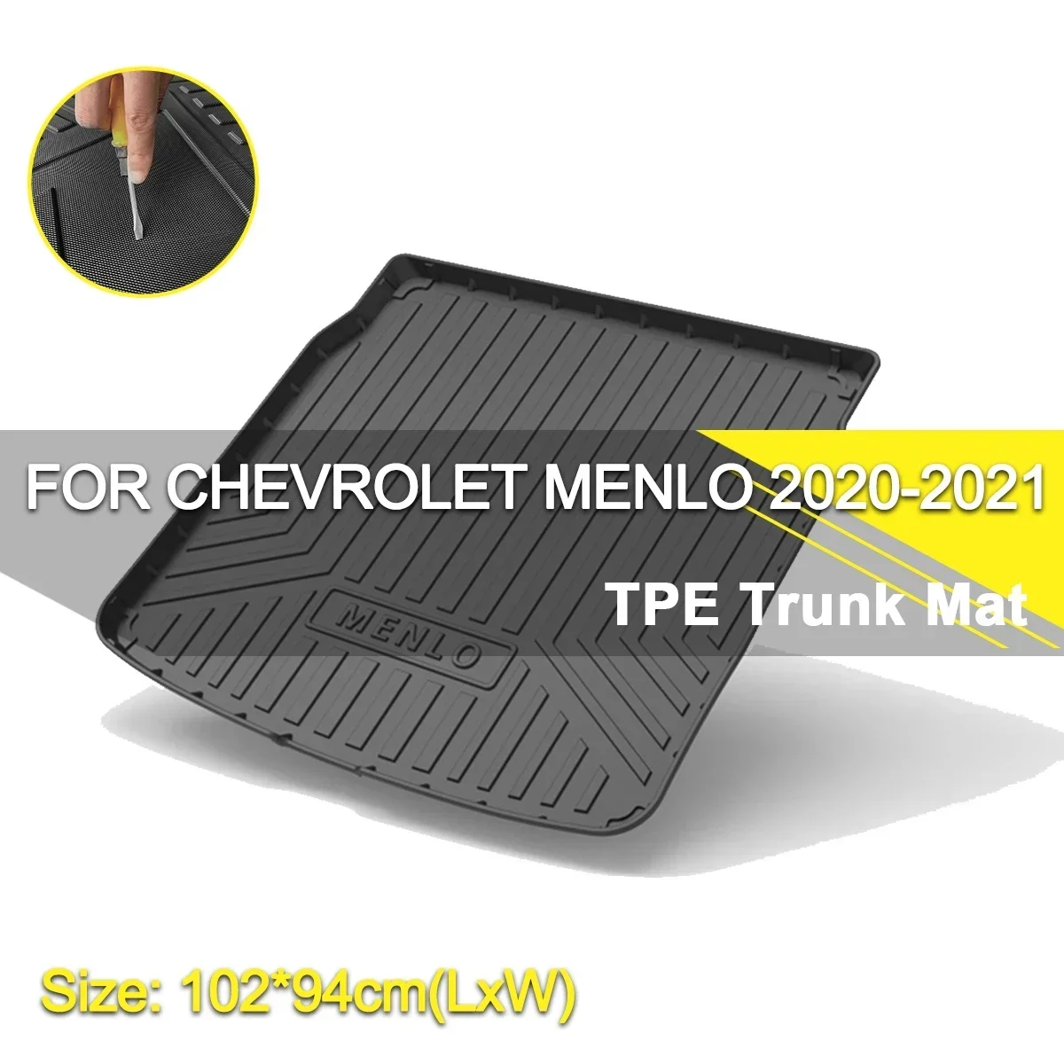 

Коврик для багажника автомобиля из ТПЭ для Chevrolet MENLO ONIX BLAZER CAVALIER CRUZE EQUINOX MALIBU MALIBU-XL MONZA ORLANDO SAIL TRACKER