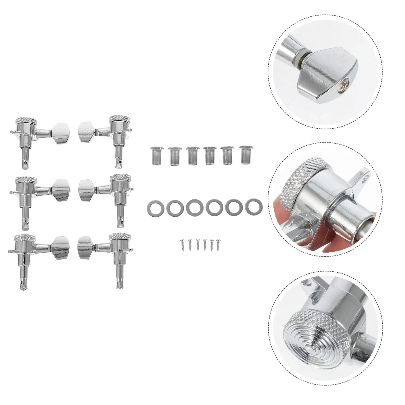 

Guitar Heads String Machine Tuning Pegs Peg Keys Replacement Knobs Tuners Machines Tuner