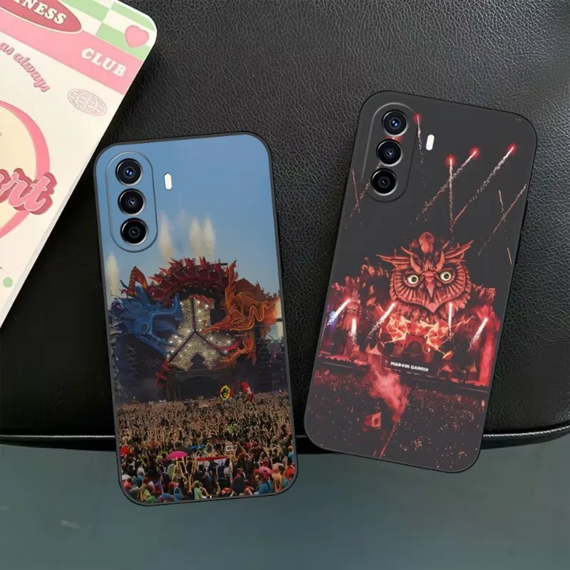 Праздничный телефонный чехол Defqon 1 для Huawei P30 Lite P50 P40 P10 P20 Mate 40 Pro Plus Psmart Z 6 7 9, роскошная задняя крышка