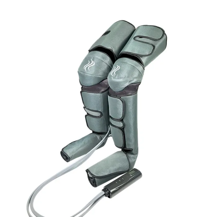 

Easy to storage air compression therapy system foot massager with heating