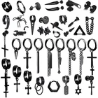 1 пара, мужские и женские серьги-гвоздики из нержавеющей стали