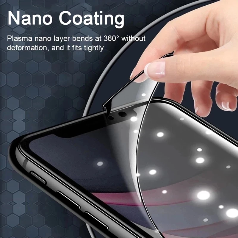 Матовая керамическая защитная пленка для экрана Samsung Galaxy A55 антишпионская S24 Ultra S23