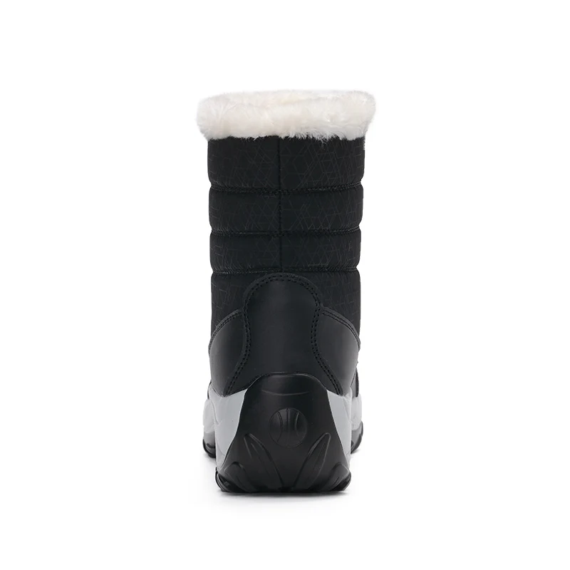 Water-proof Women's Boots Winter Shoes Platform Snow Boots Keep Warm Ankle Boots Winter Boots with Thick Fur Heels Boots