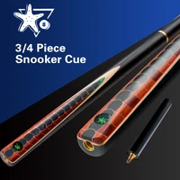 CRICAL Dragon Cue 3/4 Piece Snooker Cue with Case Extension North American Ash Shaft 10-10.2mm Tip Brass Joint Black 8 Cue Stick