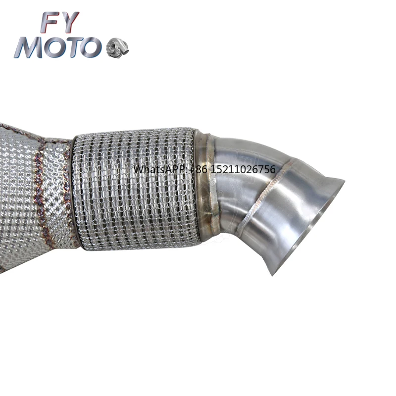 Для BMW G05 X5 G06 X6 20+ 3.0T B58 OPF водосточная труба с теплозащитным экраном