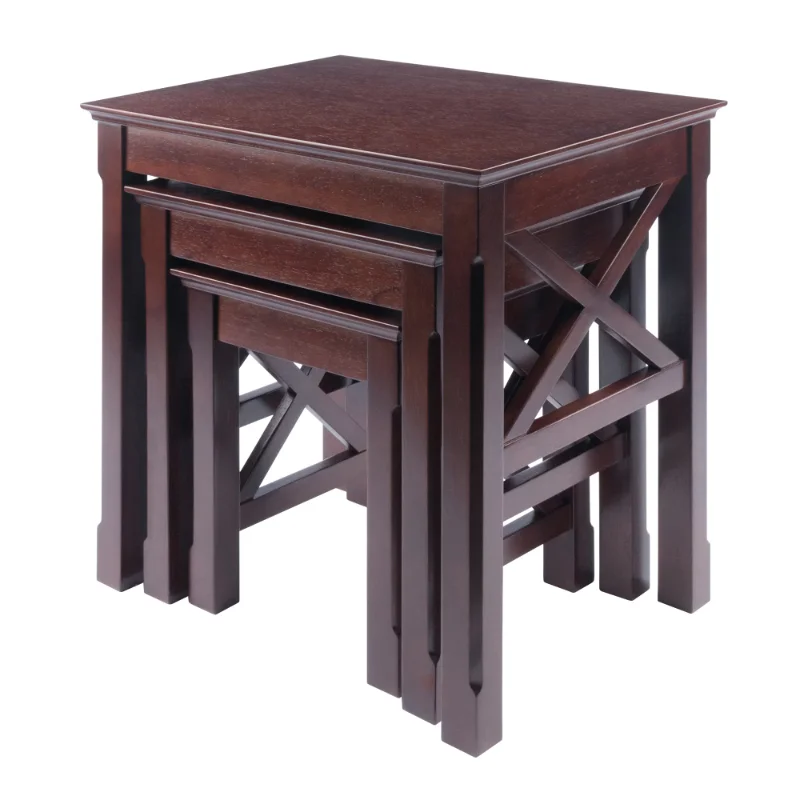 

Winsome Wood Xola X-Panel Nesting Table Set, Cappuccino