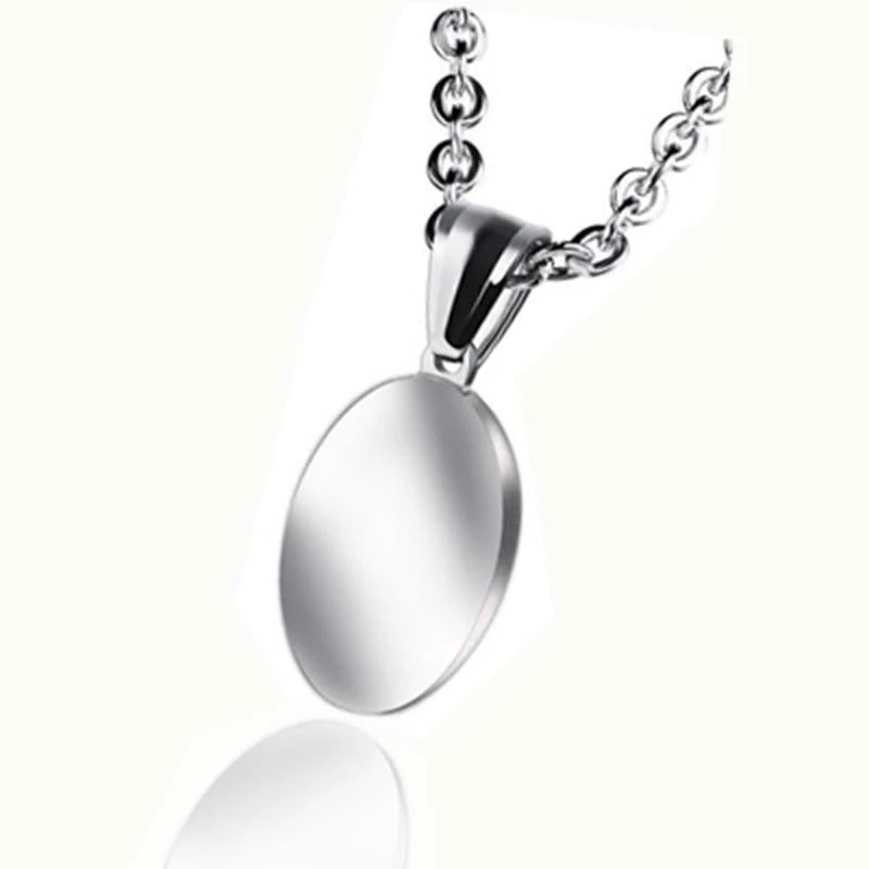 Ожерелье с подвеской в форме Санты Марии колье из нержавеющей стали кубическим