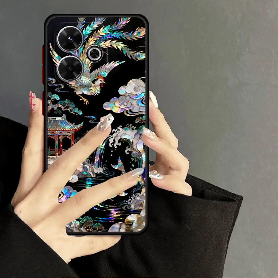 Таинственный чехол-накладка Kirin Funda для Xiaomi Redmi Note 15 10 11 14C 13 14 Pro Plus 13C A4 9S 12 (art.: 3920da5ebd789) - 3920da5ebd789