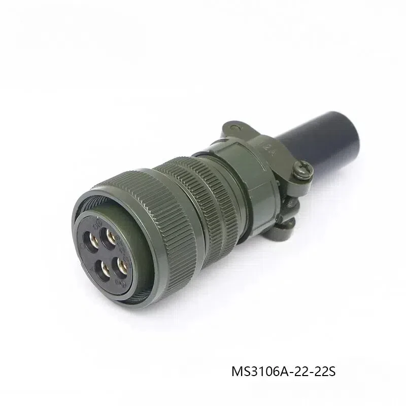 Серия MS5015 Американский стандарт MS3106A-22-22P авиационная вилка 4-полюсный
