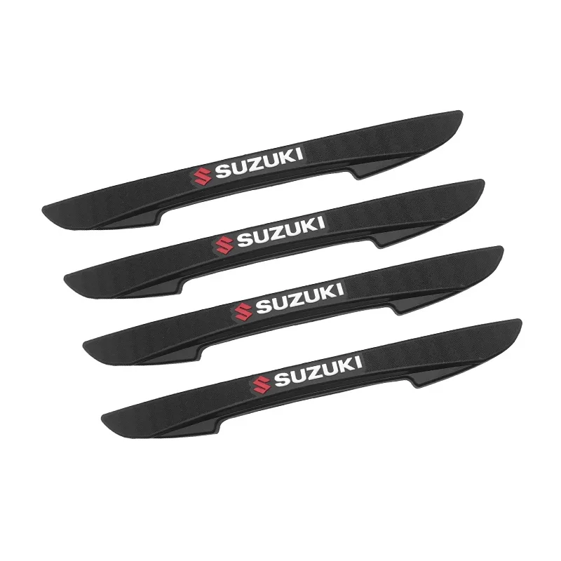

4 шт., наклейка на дверь автомобиля, противоударная полоса, Стайлинг для значка SUZUKI Ignis Swift Jimny SX4 S Cross Samurai Vitara Xl Alto Liana