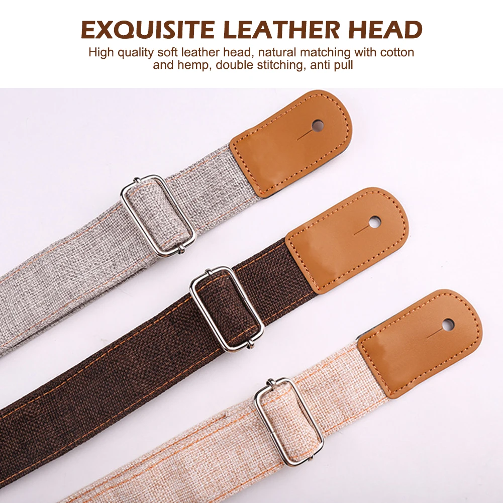 Акустическая искусственная гитара хлопковый льняной наплечный ремень для