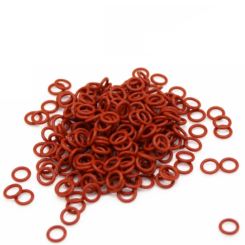 5/10 шт. проволока диаметром 5 мм Красное Силиконовое кольцо прокладка