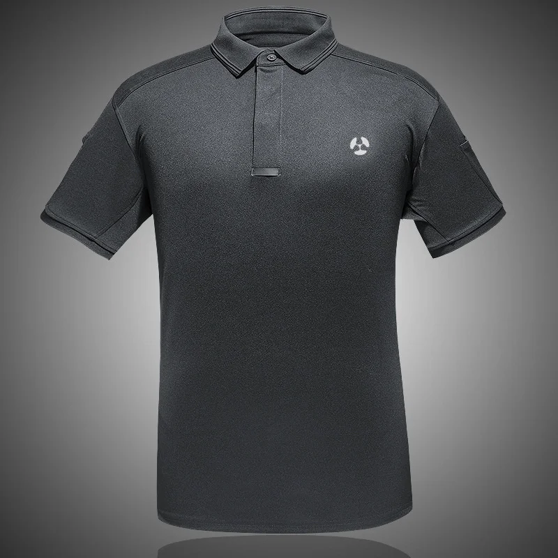 

Men's Outdoor Climbing Hiking Camping Short Sleeve T Top Quick-dry Sports Perspiration Tactical Combat Military Training Shirt