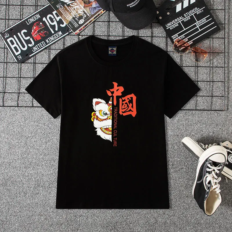 

Мужская летняя футболка с коротким рукавом, с принтом